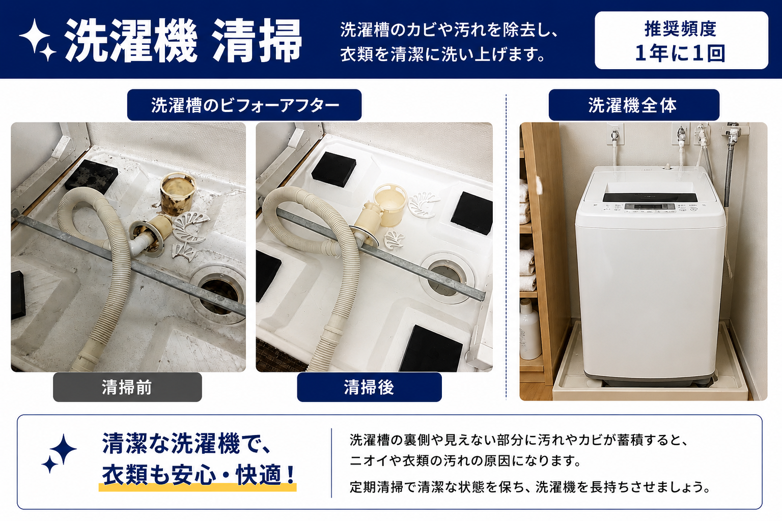 洗濯機洗浄